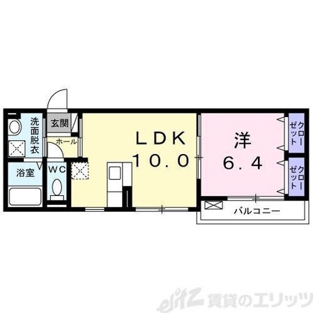 ウエストパインの物件間取画像